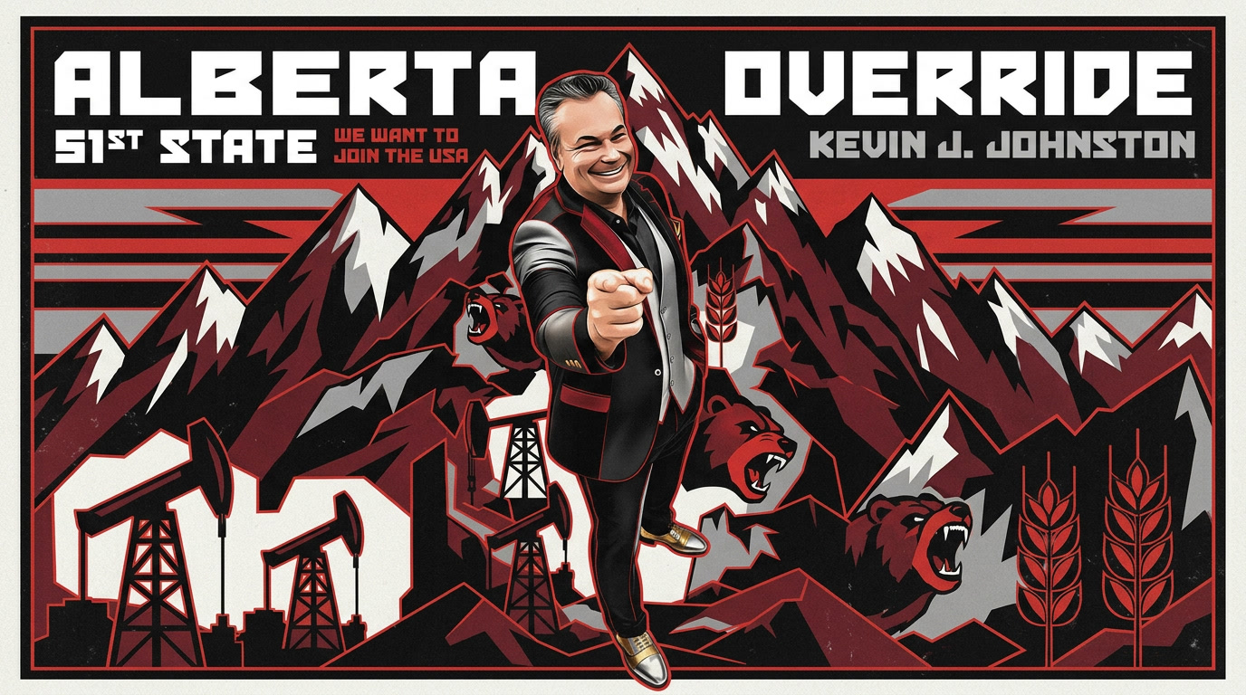 ALBERTA MUST LEAVE CANADA, ALL INTELLIGENT ALBERTANS KNOW THIS! USA, HERE WE COME! — Kevin J. Johnston