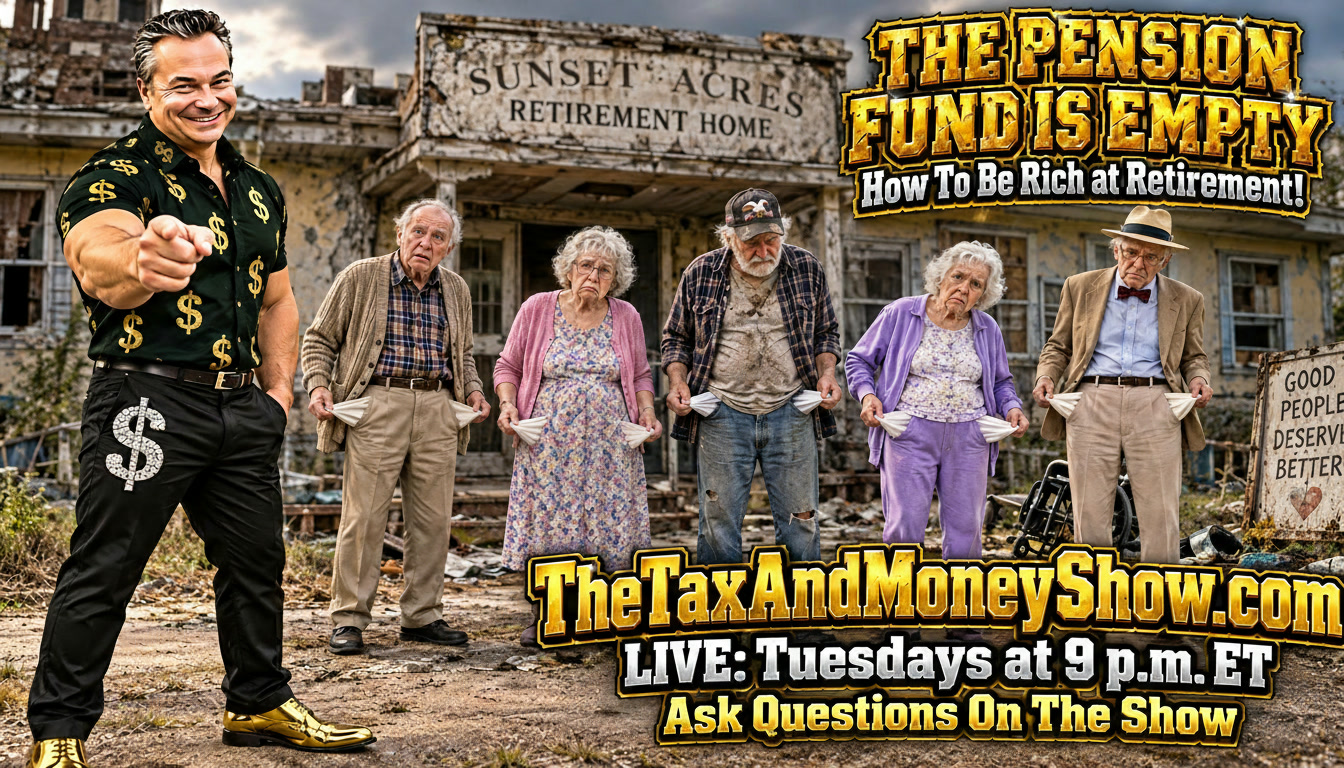 THE PENSION FUND IS EMPTY: WHAT IF YOU NEVER PAID TAX? The Tax & Money Show – Episode 132